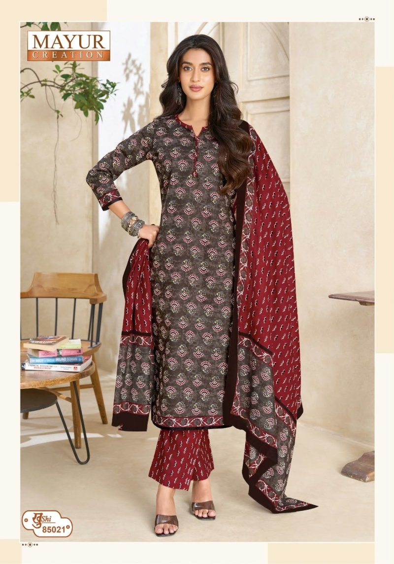 Khushi Vol 85 By Mayur Cotton Printed Dress Material 